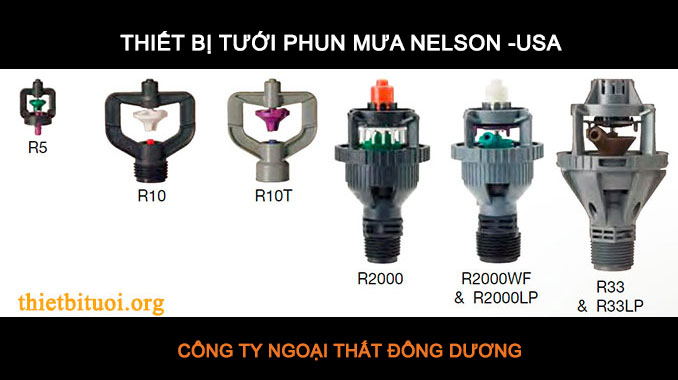 Béc tưới phun mưa Nelson