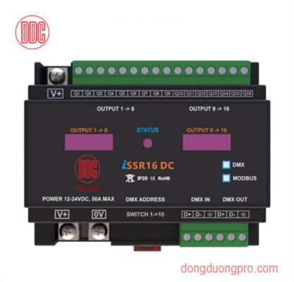 Bộ chuyển mạch DMX SSR-16 - DMX switch SSR-16