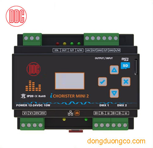 Bộ điều khiển DMX512 chuyên dùng cho đài phun nước, sàn phun nước và hệ thống nhạc nước nghệ thuật. Giải pháp DMX Show Controller hiện đại, đồng bộ ánh sáng và âm thanh chuyên nghiệp.