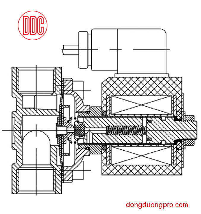 Van điện từ 24VDC inox 304 chính hãng cho nhạc nước