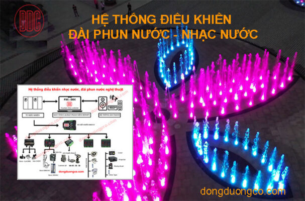 Hệ thống điều khiển đài phun nước nghệ thuật