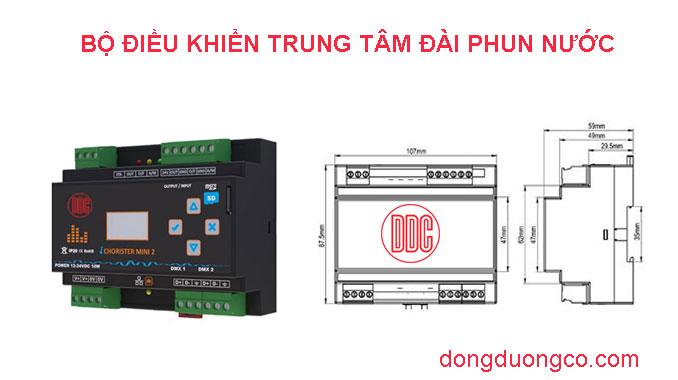 Bộ điều khiển trung tâm đài phun nước